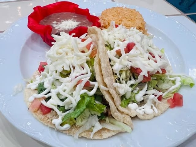 Soft Corn Tortilla Taco.