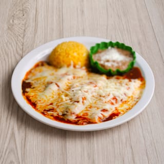 Enchiladas Queso Plate